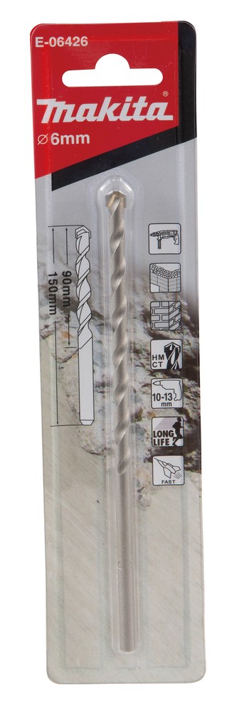 E-06426 Mũi Khoan Tường Chuôi Kẹp 6x150mm