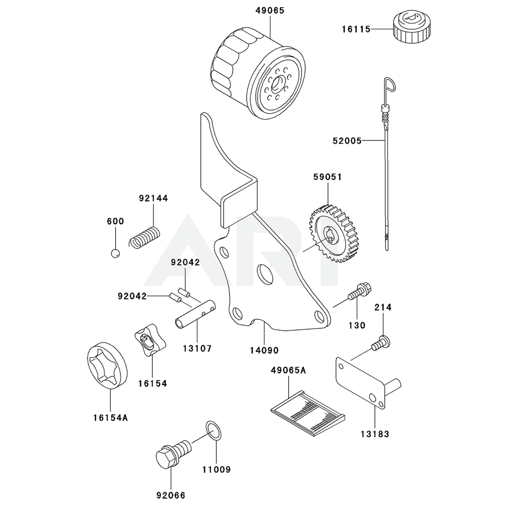 Sơ đồ Thiết Bị Điều Khiển Kawasaki FA210R