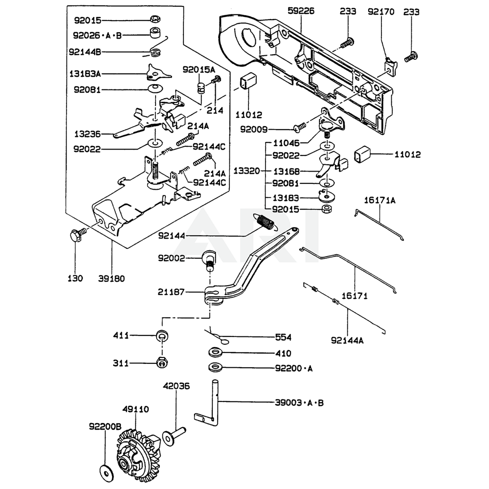 Sơ đồ Thiết Bị Điều Khiển Kawasaki FE290D