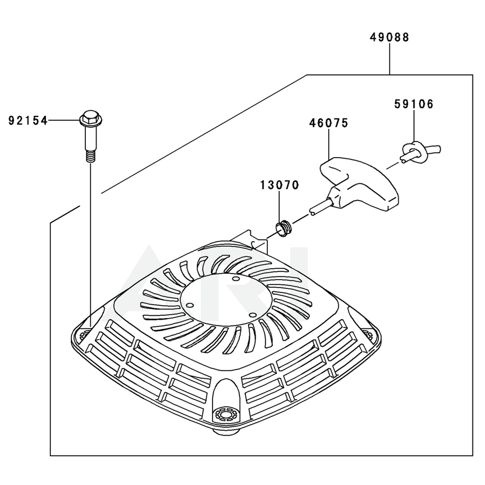 Sơ đồ Van/Trục Cam cho Kawasaki FJ180V