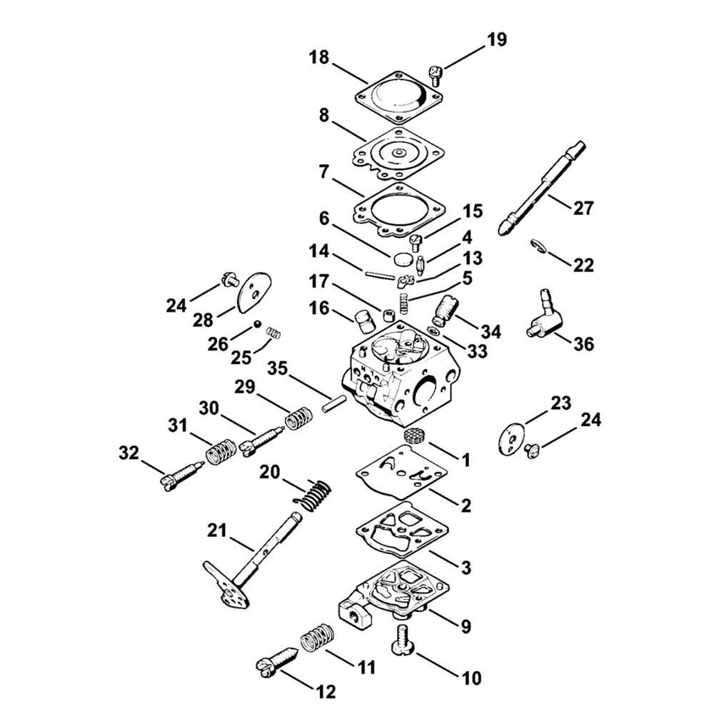 fs36 fs40 fs44 carburetor wt 160
