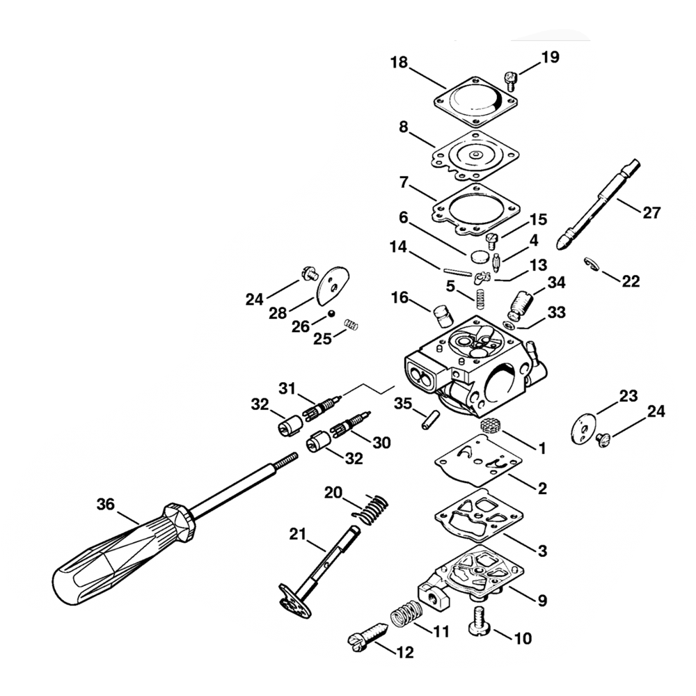 fs36 fs40 fs44 carburetor wt 492 usa