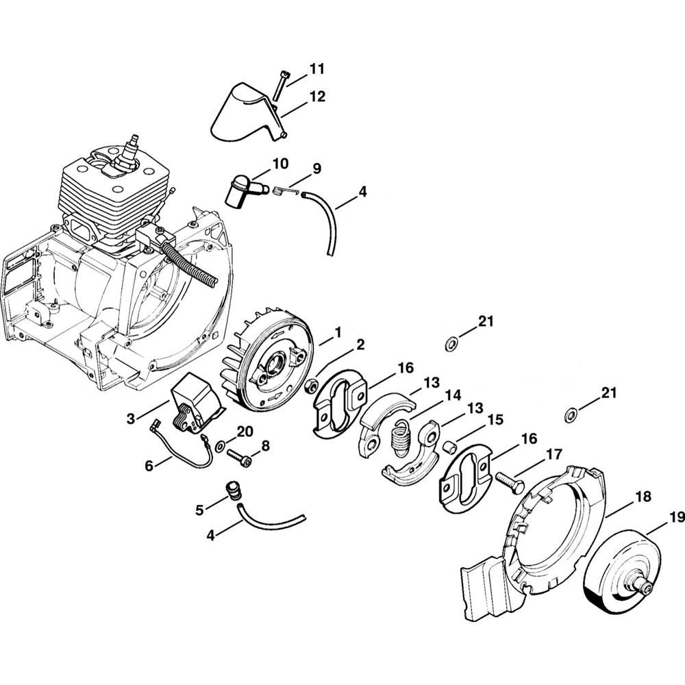 fs500 fs550 fs550l ignition system clutch