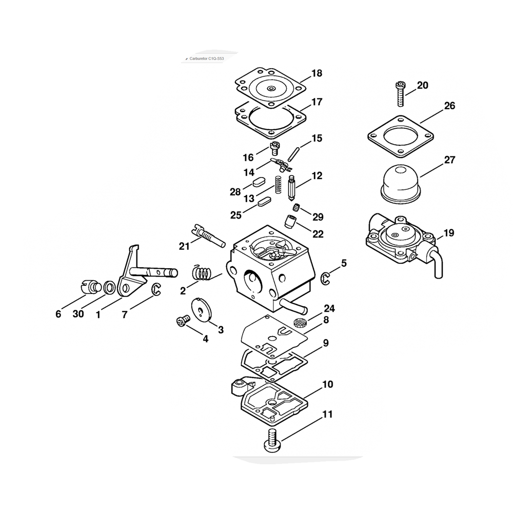 fs55 carburetor c1q s53