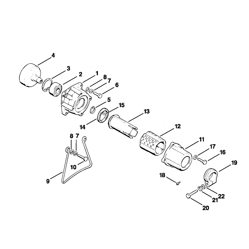 Sơ đồ Vỏ ly hợp Stihl FS80