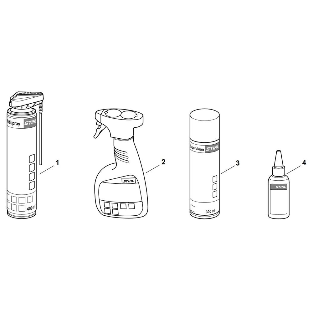 Sơ đồ Sản phẩm làm sạch Stihl FSA 86 R