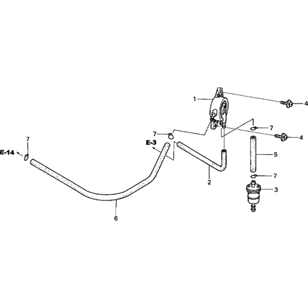 Sơ đồ Lắp ráp bơm nhiên liệu cho Honda GCV530 3 gcv530 4
