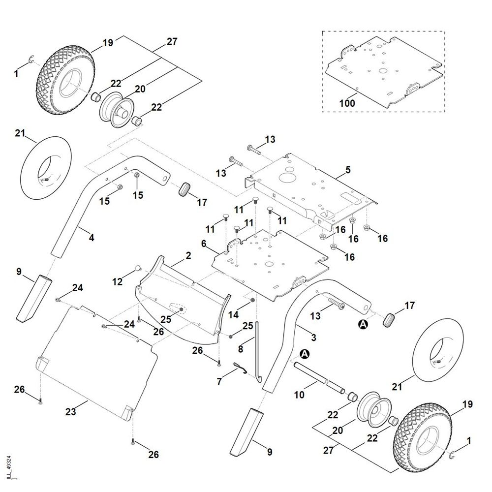 Sơ đồ Khung gầm cho Stihl GH 460.0 C 2 gh 460 0 c 4