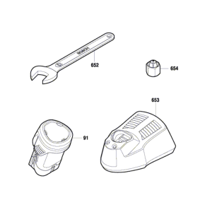 Sơ đồ Lắp ráp bộ định tuyến Palm Bosch
