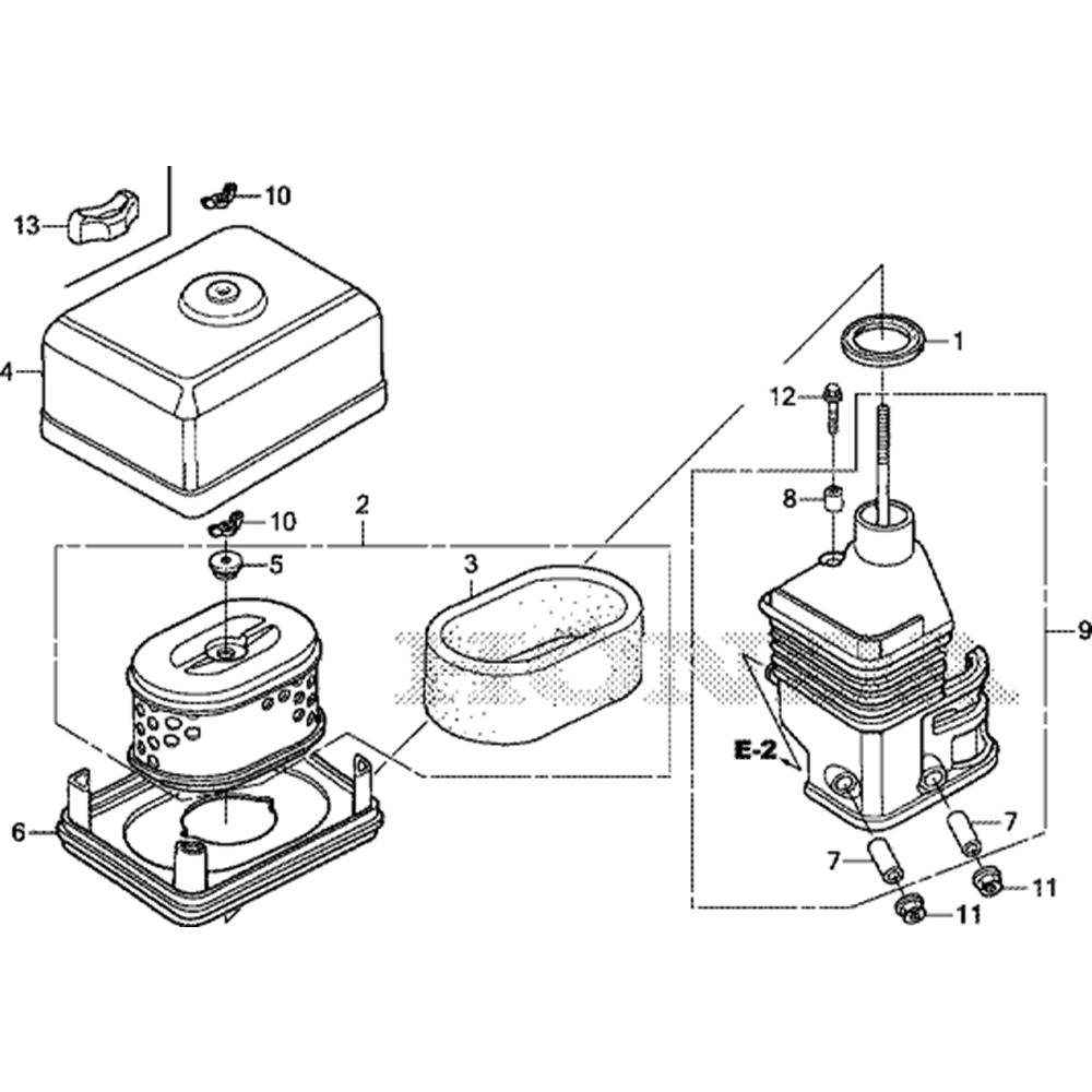 Sơ đồ Bộ chế hòa khí cho Stihl MS261