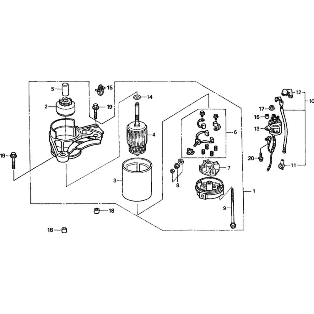 Sơ đồ Động Cơ Khởi Động Honda GXV390RT1 2 gxv390rt1 10