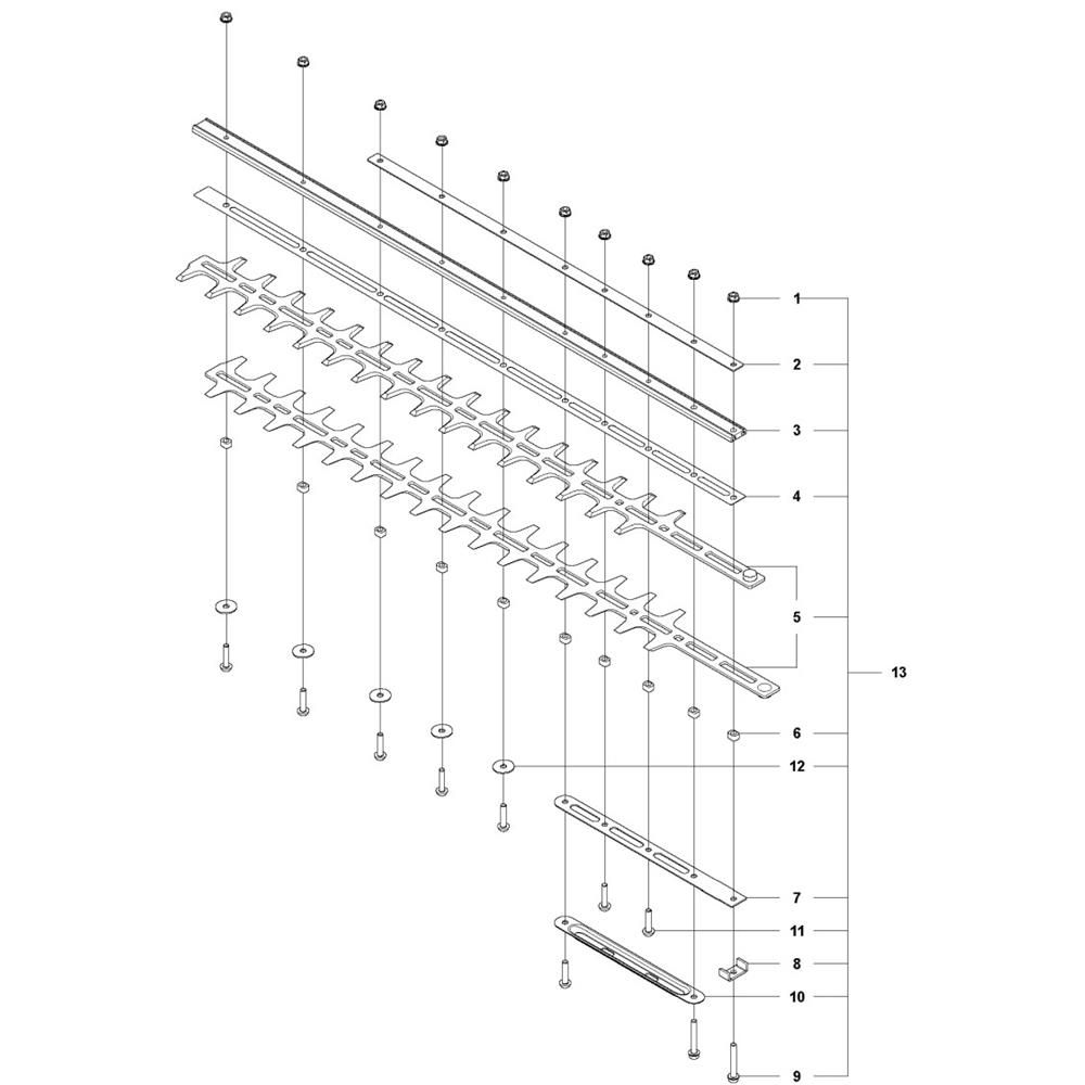 Sơ đồ Thiết bị cắt Husqvarna HA200