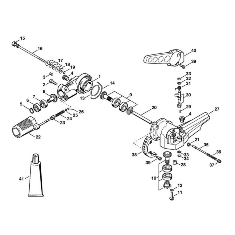 hl135 angle drive assy