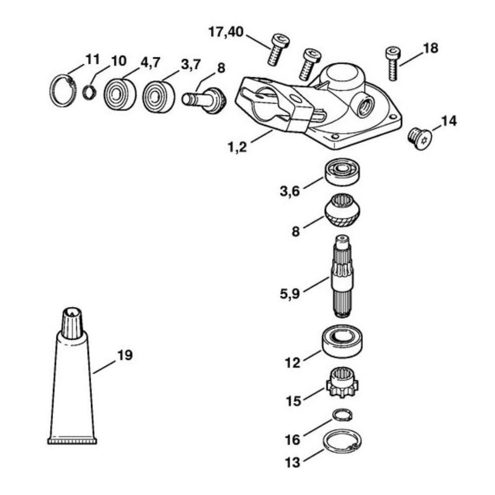 hl30 angle drive assy