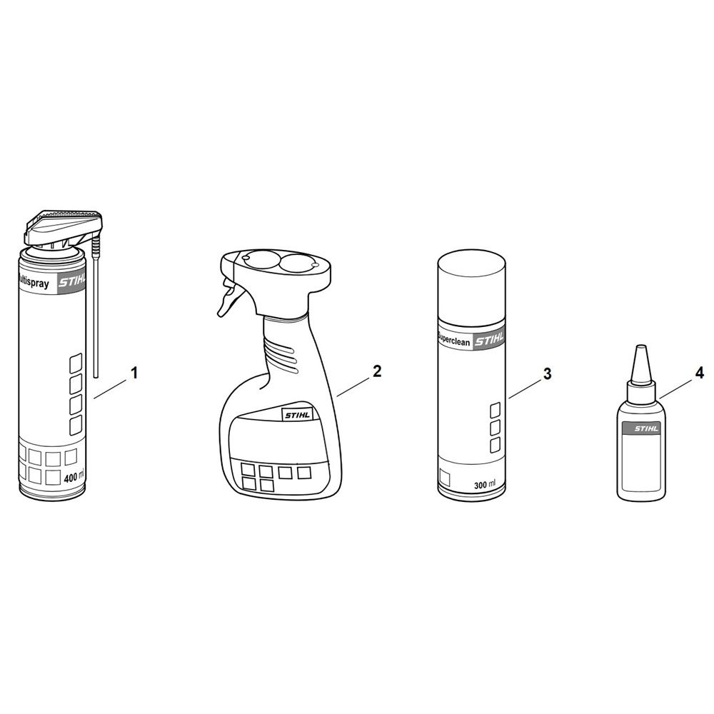 Sơ đồ Sản phẩm làm sạch Stihl HL 95