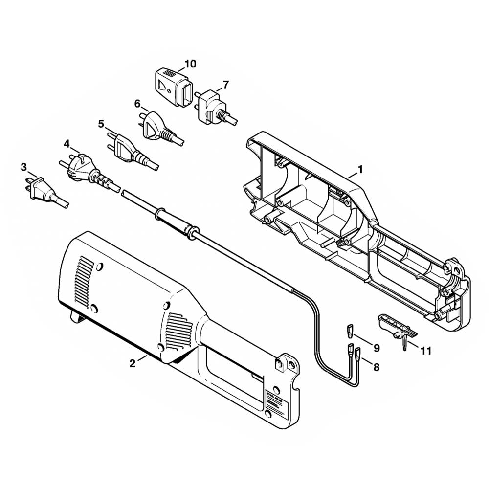 Sơ đồ Vỏ động cơ FE55