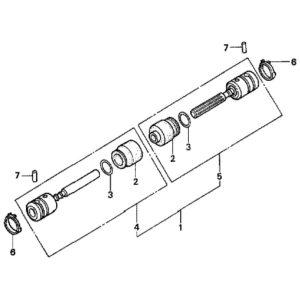 Sơ đồ Khớp nối cho Honda HRD535