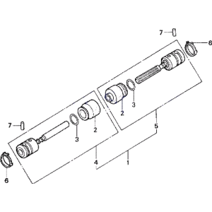 Sơ đồ Trục/khớp lắp ráp cho Honda