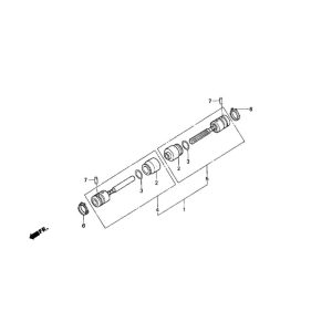 Sơ đồ Lắp ráp chung cho máy cắt cỏ Honda