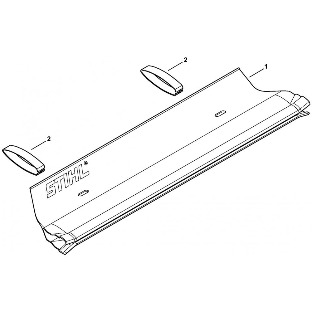 Sơ đồ Lưỡi bắt Stihl HS45 3 hs45 catcher blade