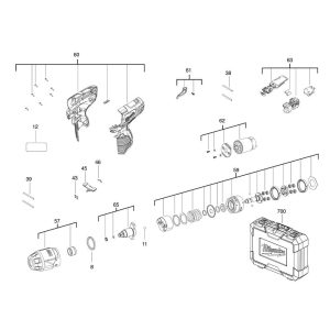 Sơ đồ Hội Milwaukee M12BIW14