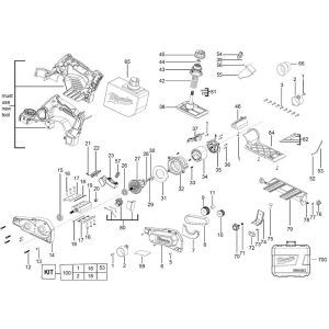 Sơ đồ Hội Milwaukee M18BP