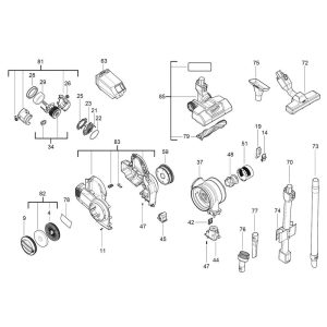 Sơ đồ Hội Milwaukee M18FCVL