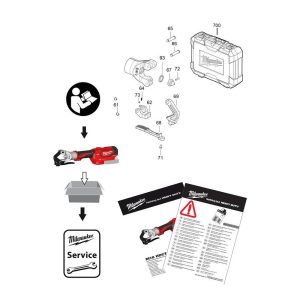 Sơ đồ Hội Milwaukee M18HDCT
