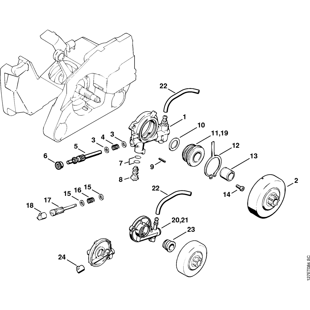 ms024 oil pump