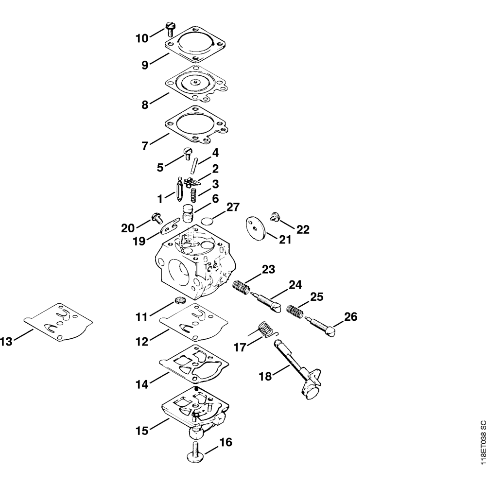 ms028 carburetor wt 16