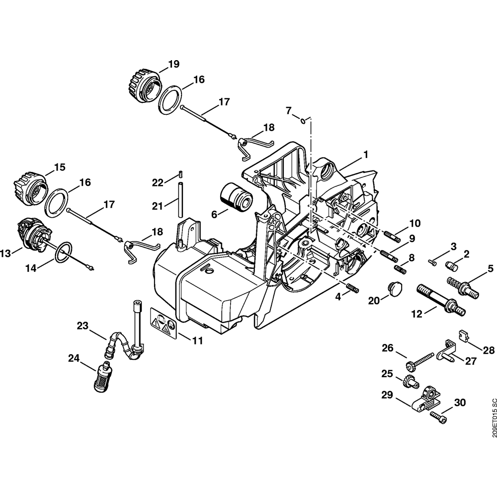 ms029 ms039 motor housing