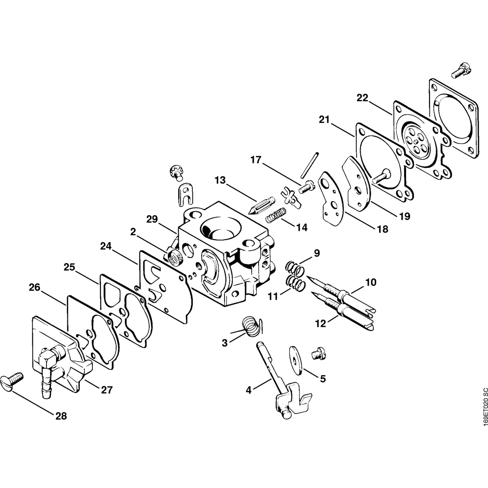 ms032 carburetor wa 49 7 683 698