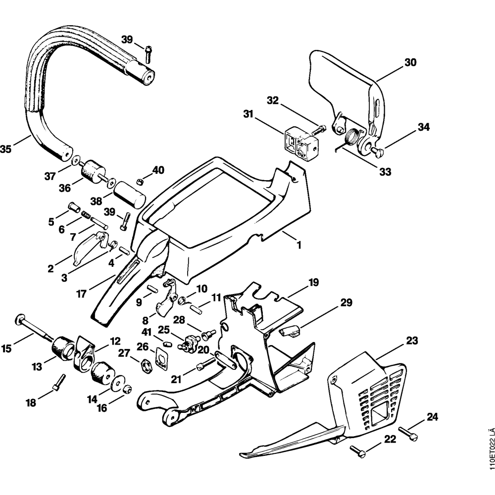 ms041av handle frame shroud