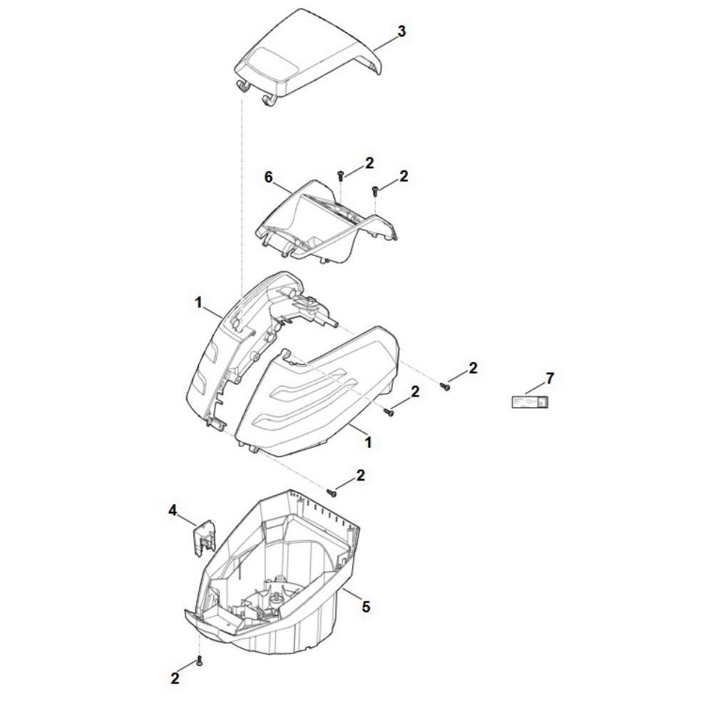 Sơ đồ Lắp ráp nhà ở cho Stihl MVP 850.0