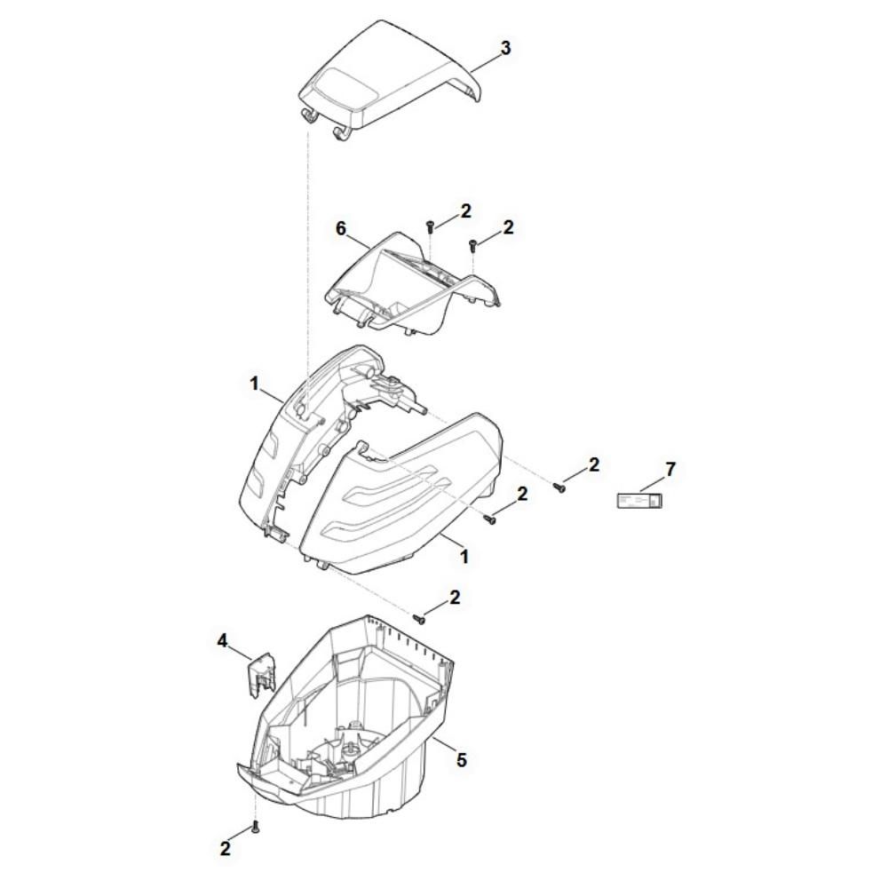Sơ đồ Lắp ráp nhà ở cho Stihl MVP 850.0 S