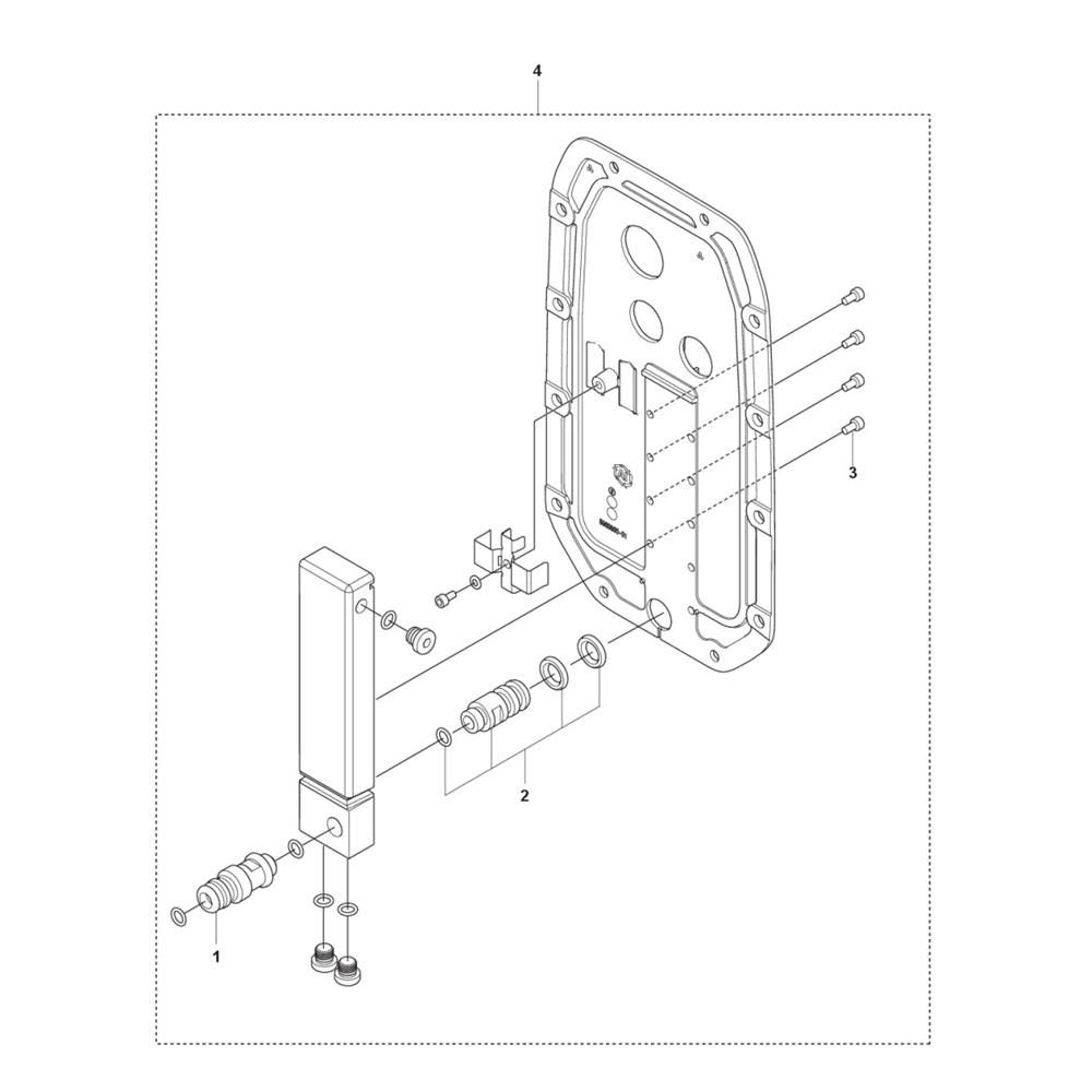 Sơ đồ Hệ thống làm mát cho Husqvarna PP 70 3 pp70 2
