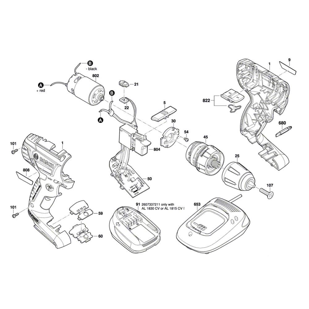 Sơ đồ Lắp ráp tuốc nơ vít không dây 3 psr 1800 li 2 1