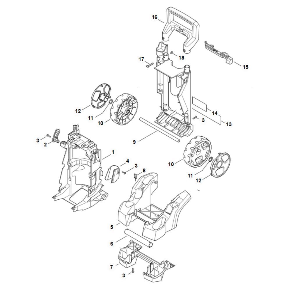 re140plus chassis assy