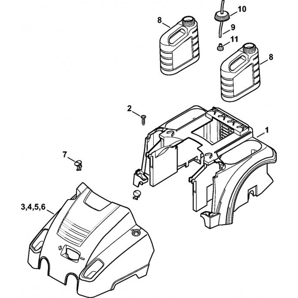 Sơ đồ Khối van cho Stihl RB 302 2 re362 7
