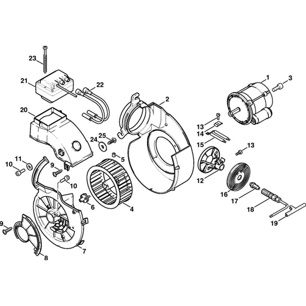 Sơ đồ Bộ đầu đốt cho Stihl RE840W