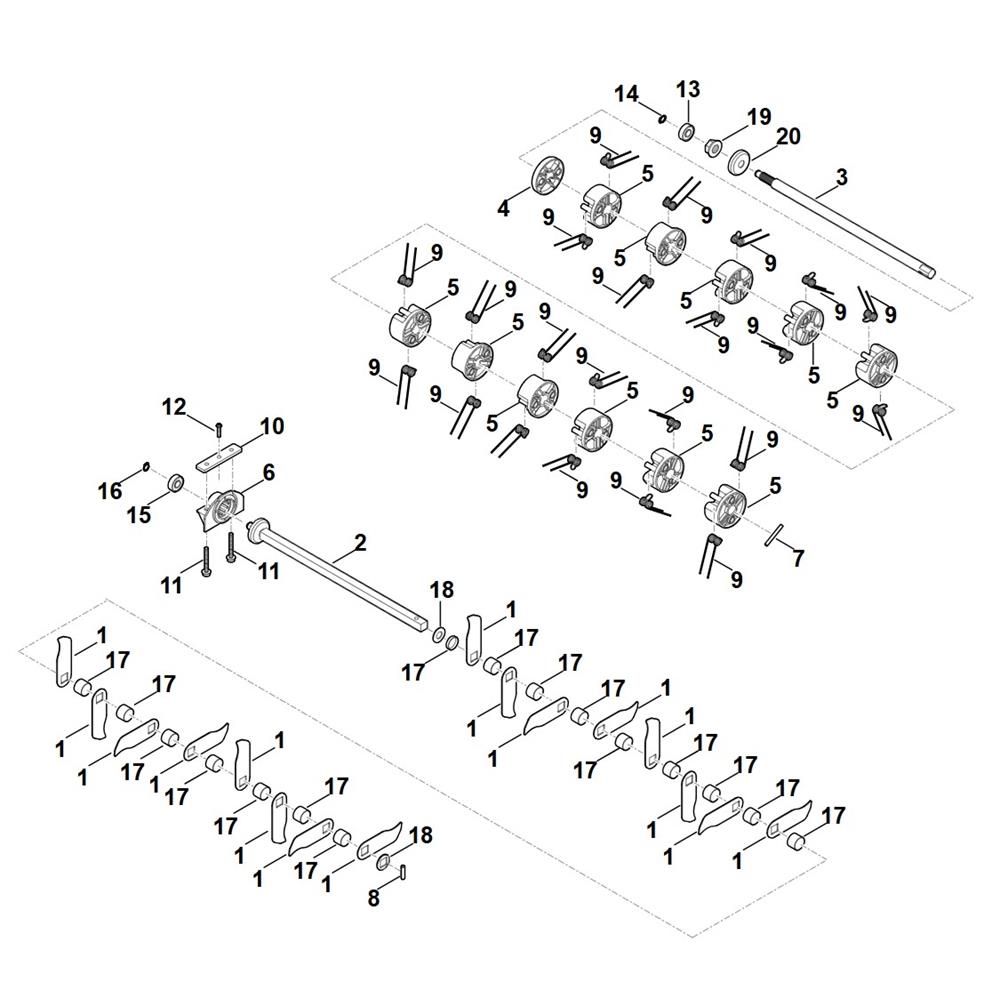 Sơ đồ Thiết bị tạo sẹo Stihl RLA 240.0