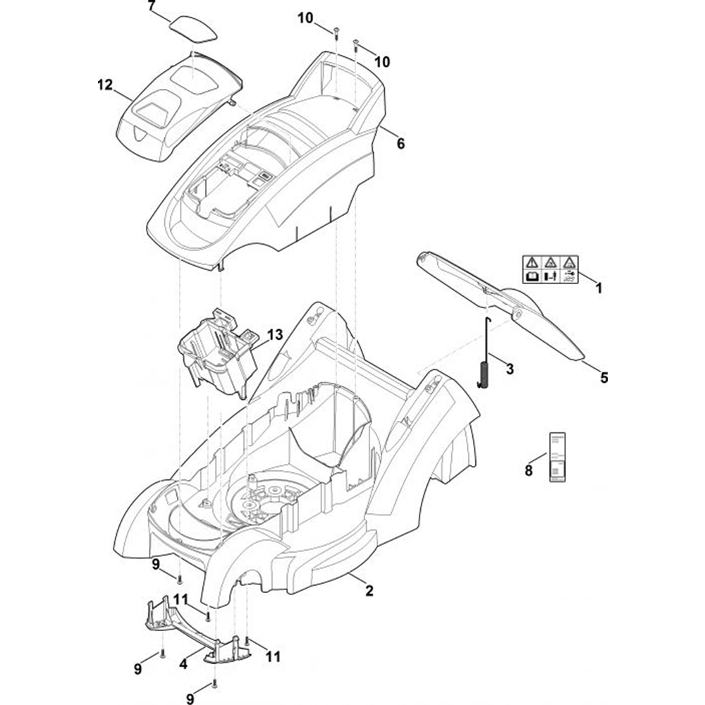 Sơ đồ Vỏ cho Stihl RMA 339.0 2 rma3390 2