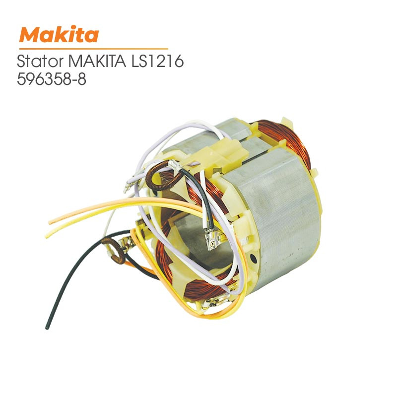 Stator MAKITA - LS1216 - 596358-8 3 stator may cua da goc makita ls1216 596358 8 2