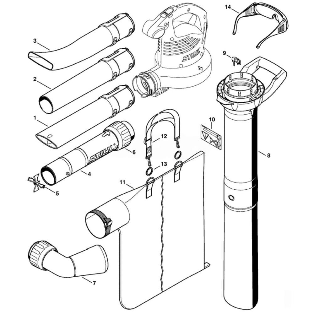 Sơ đồ Vòi phun, gắn chân không