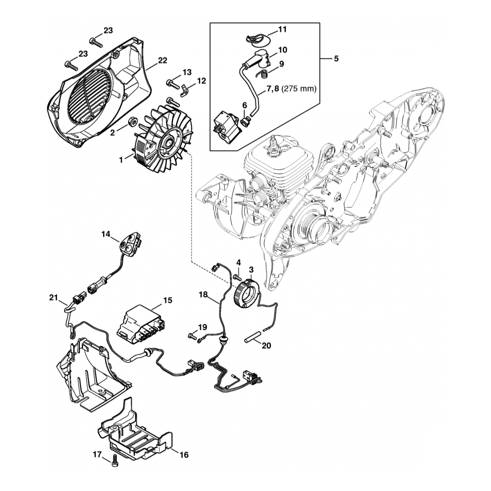 ts440 ignition system electronic water control