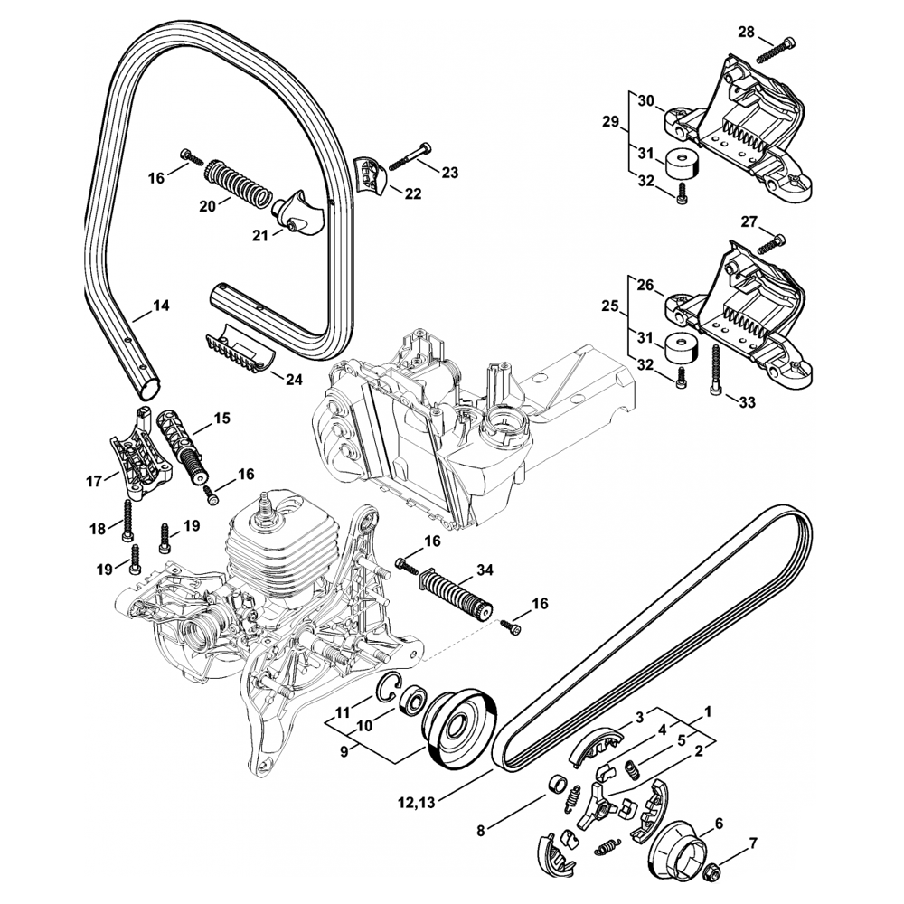ts480 500i clutch handlebar