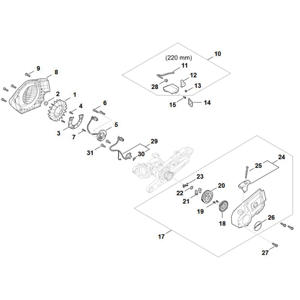 ts710i ignition system assy