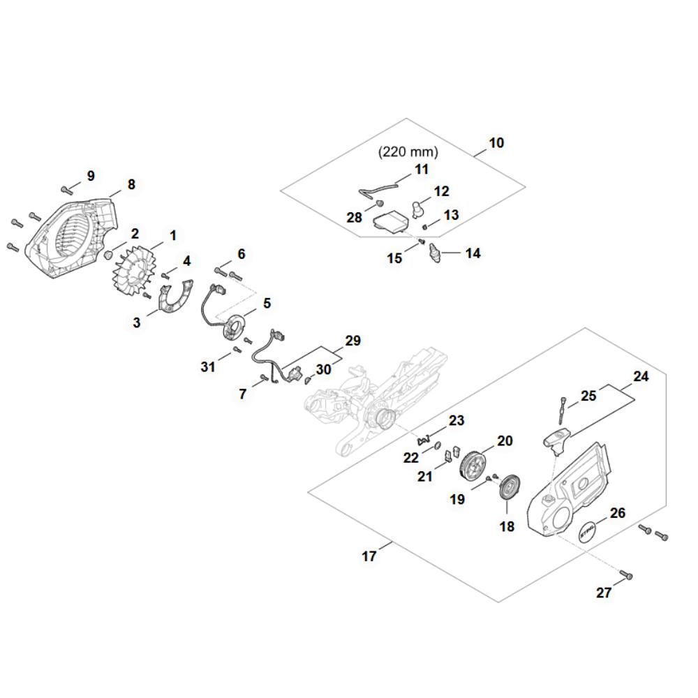 ts910i ignition system assy
