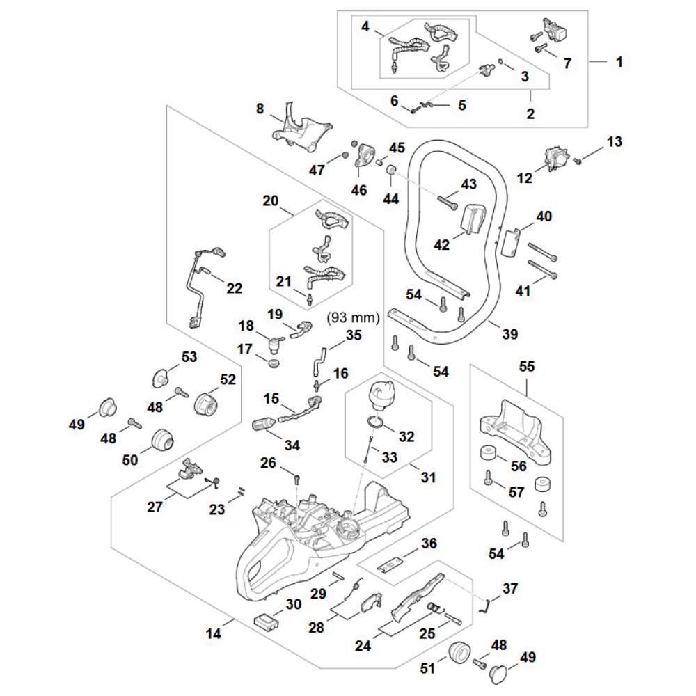 ts910i tank housing assy