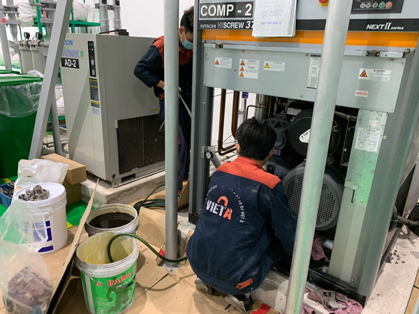 Bảo dưỡng máy nén khí đúng hạn 